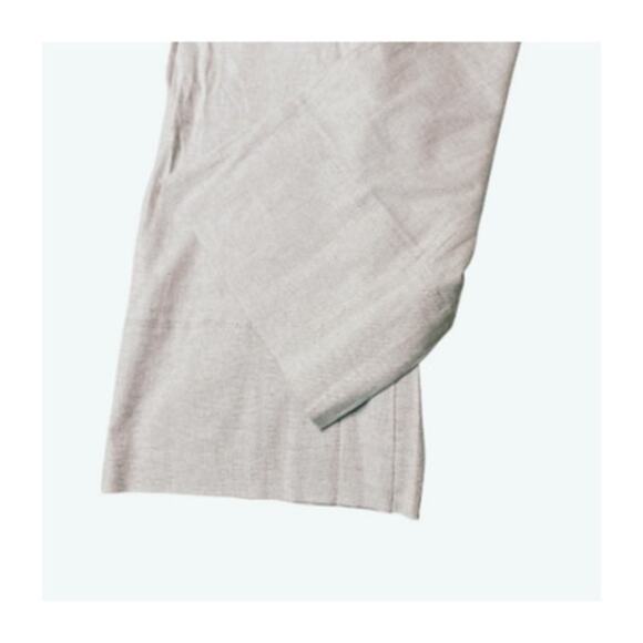 Banana Republic Factory Linen Blend Wide Leg Cropped Pull On Pants in Flax S - Picture 3 of 9